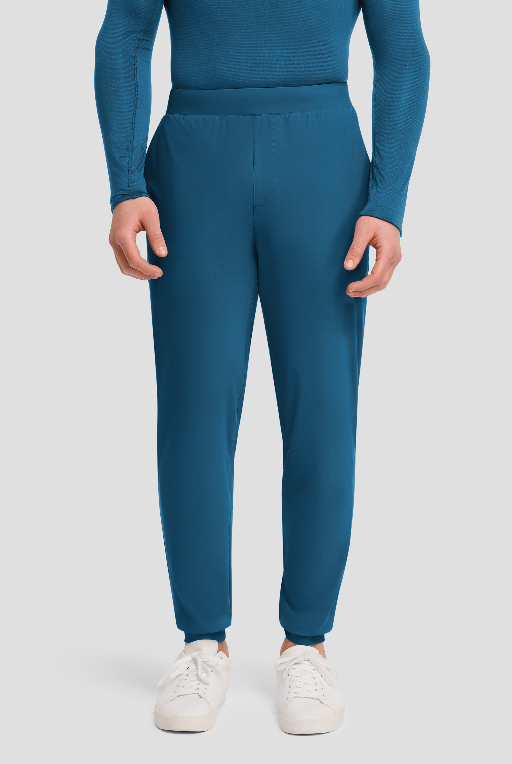 Infinity Pursuit Men's 5-Pocket STRETCH Internal Drawstring Cargo Jogger Scrub Pants