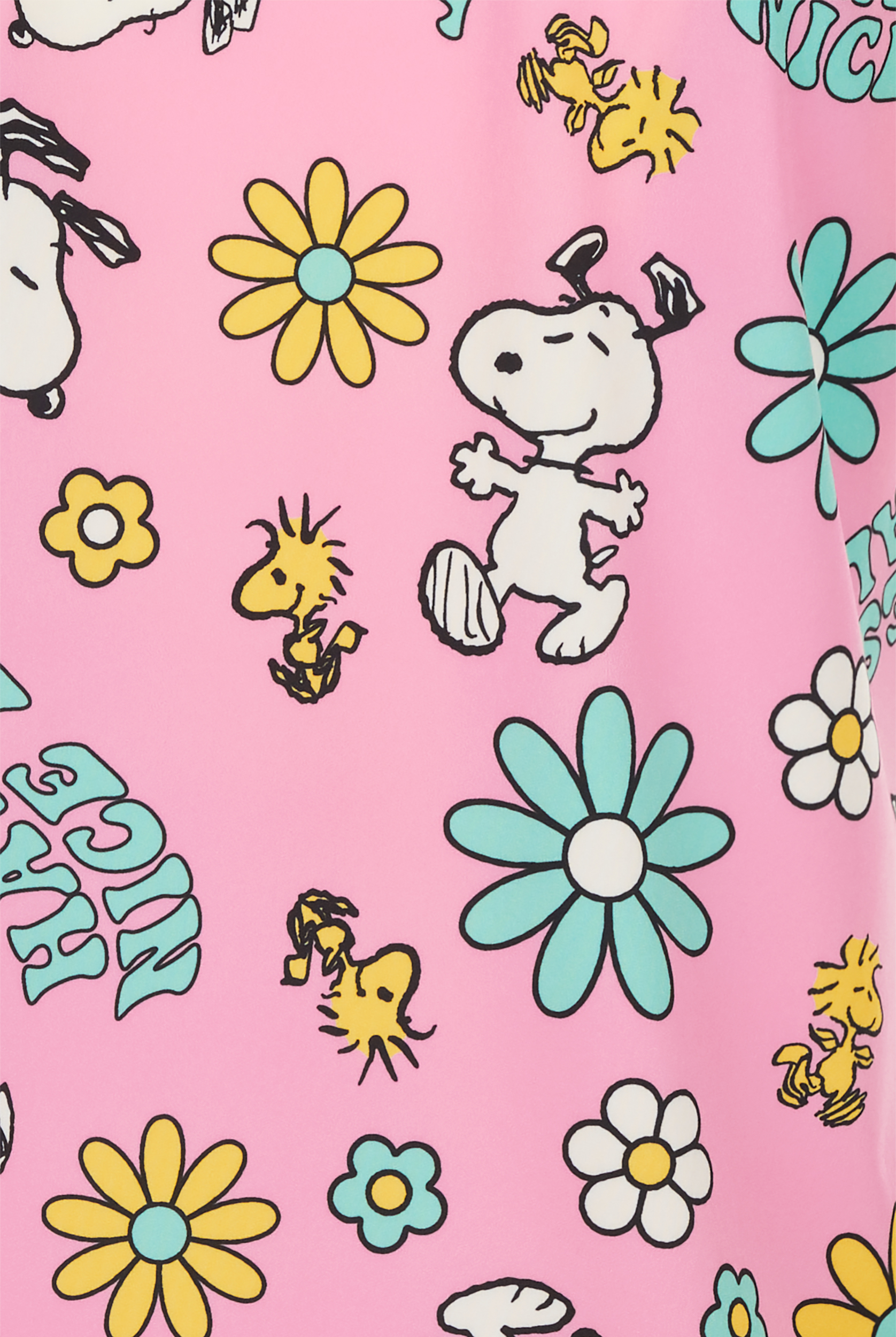 Peanuts Snoopy by Funscrubs Women's 2-Pocket STRETCH V-Neck Print Scrub Top