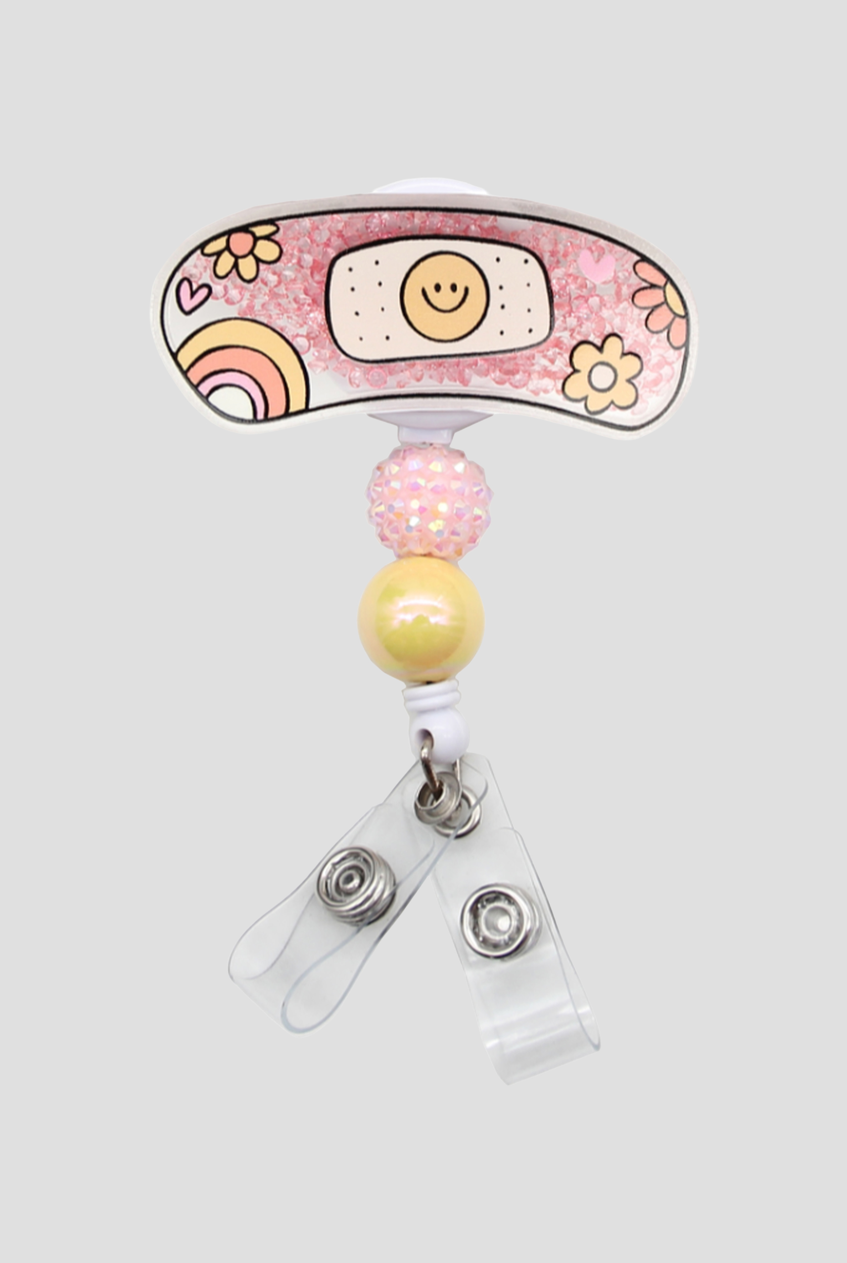 Outside the Box Shaker Band Aid Glitterific ID Badge Holder