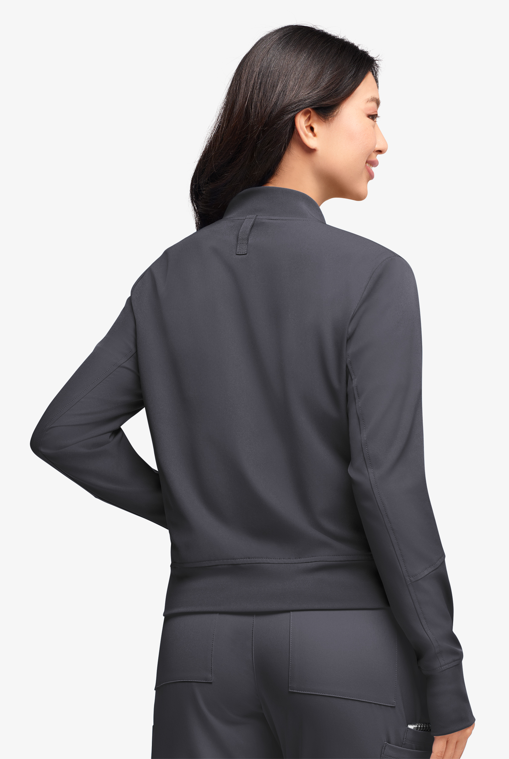 WhisperLite Women's NOA 4-Pocket Lightweight Bomber Scrub Jacket