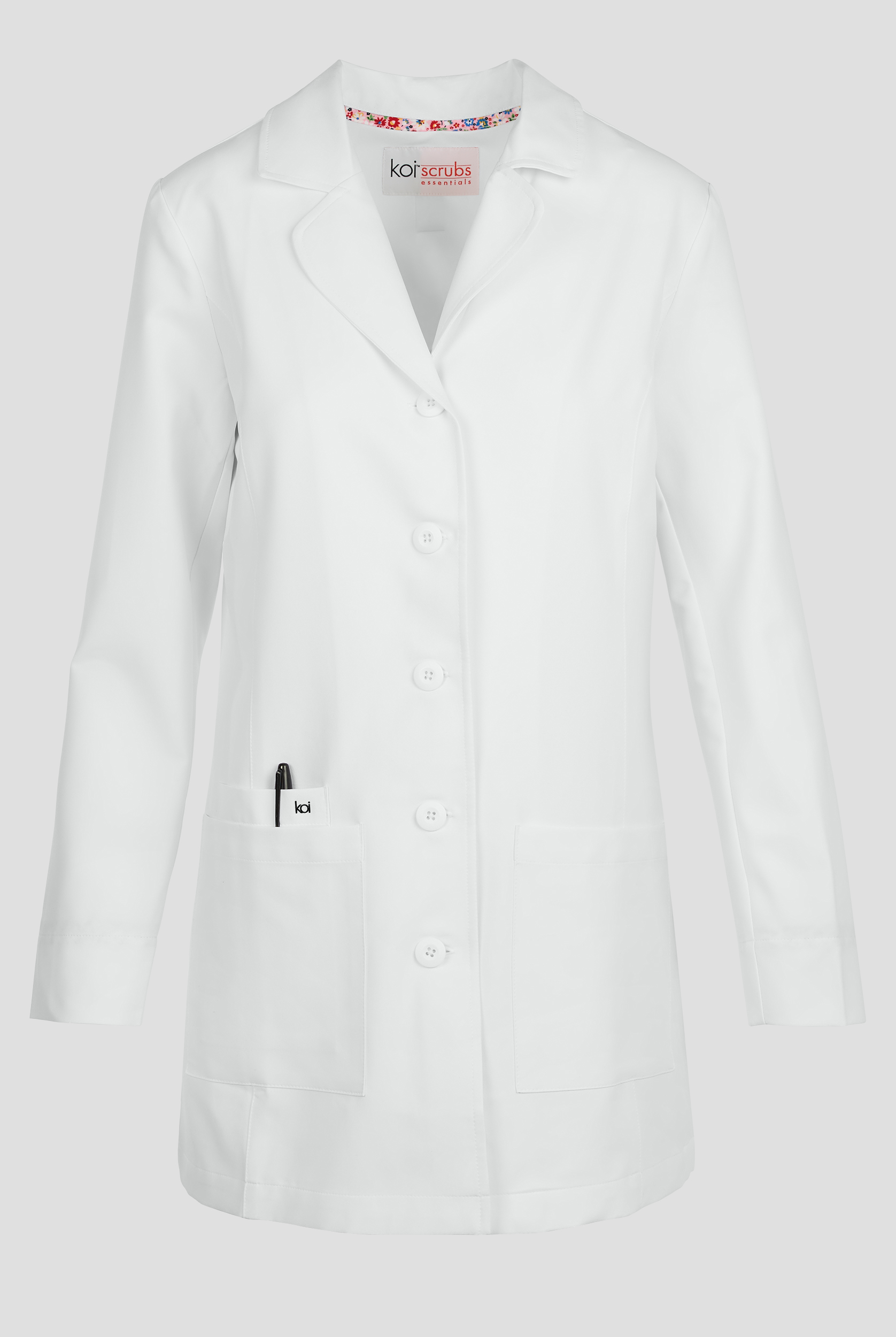 Koi Essentials Connect Women's 32" 3-Pocket Lab Coat