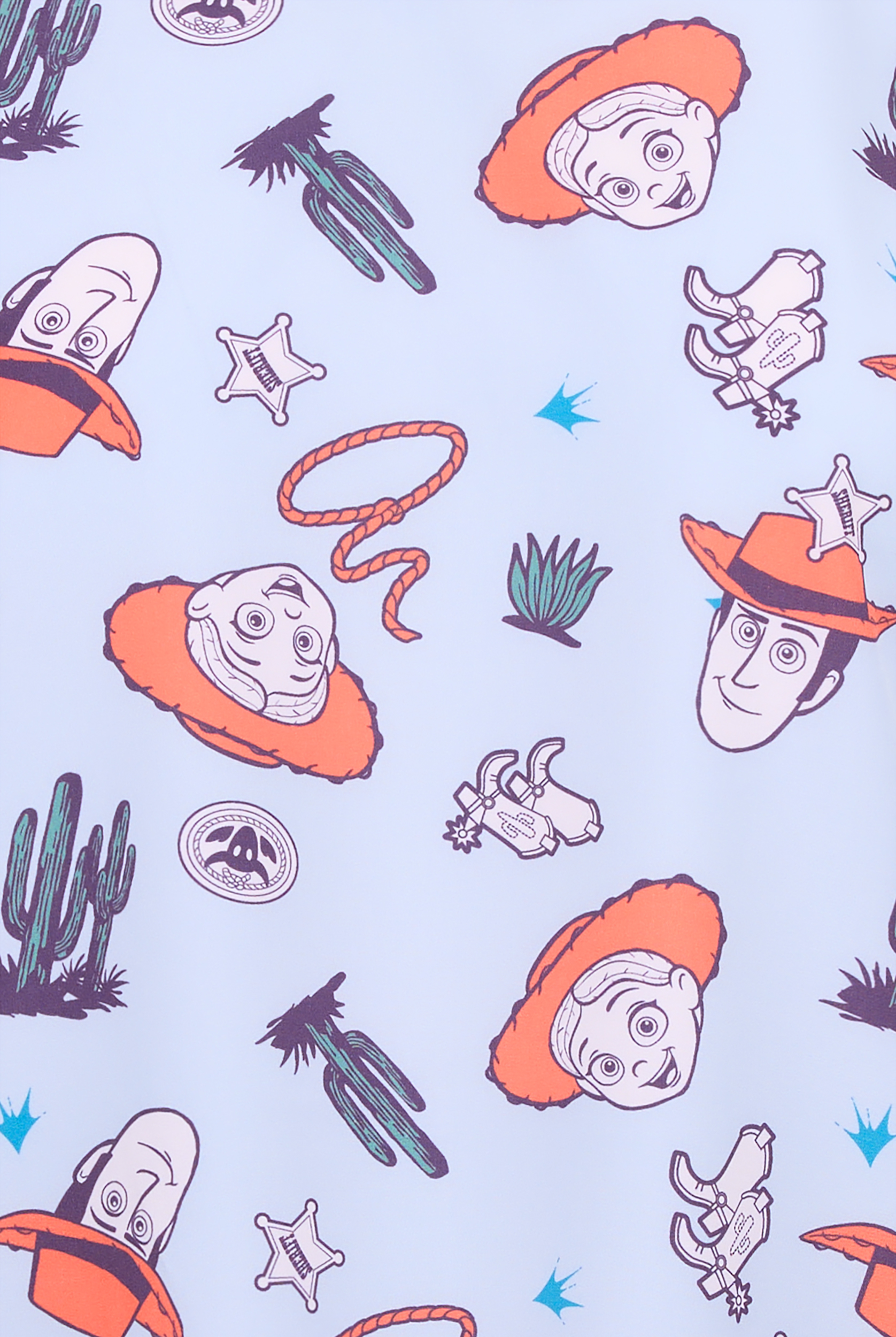 Disney's Toy Story by Funscrubs Women's 2-Pocket STRETCH V-Neck Print Scrub Top