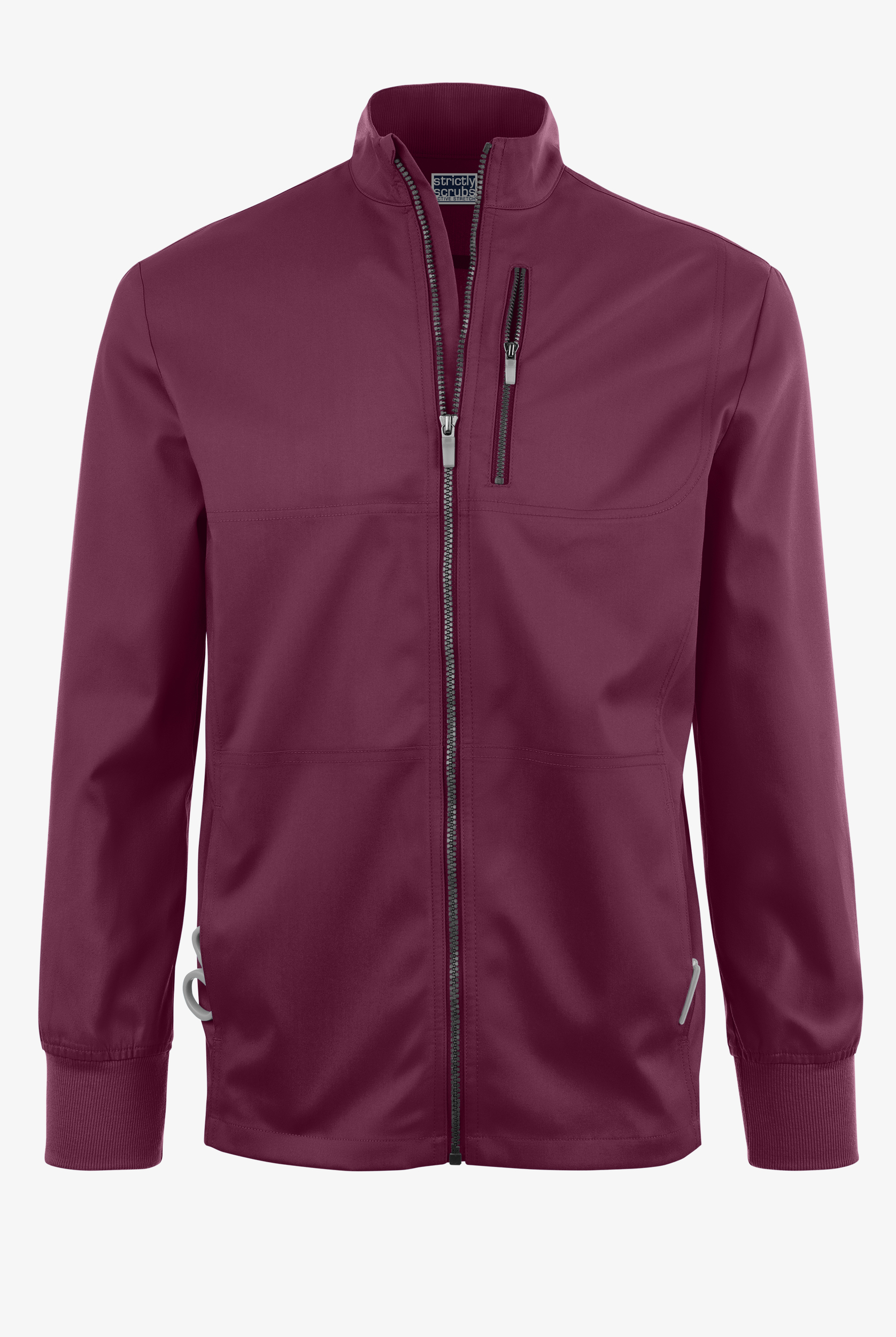 Strictly Scrubs Active STRETCH Men&rsquo;s 4-Pocket Warm-Up Scrub Jacket