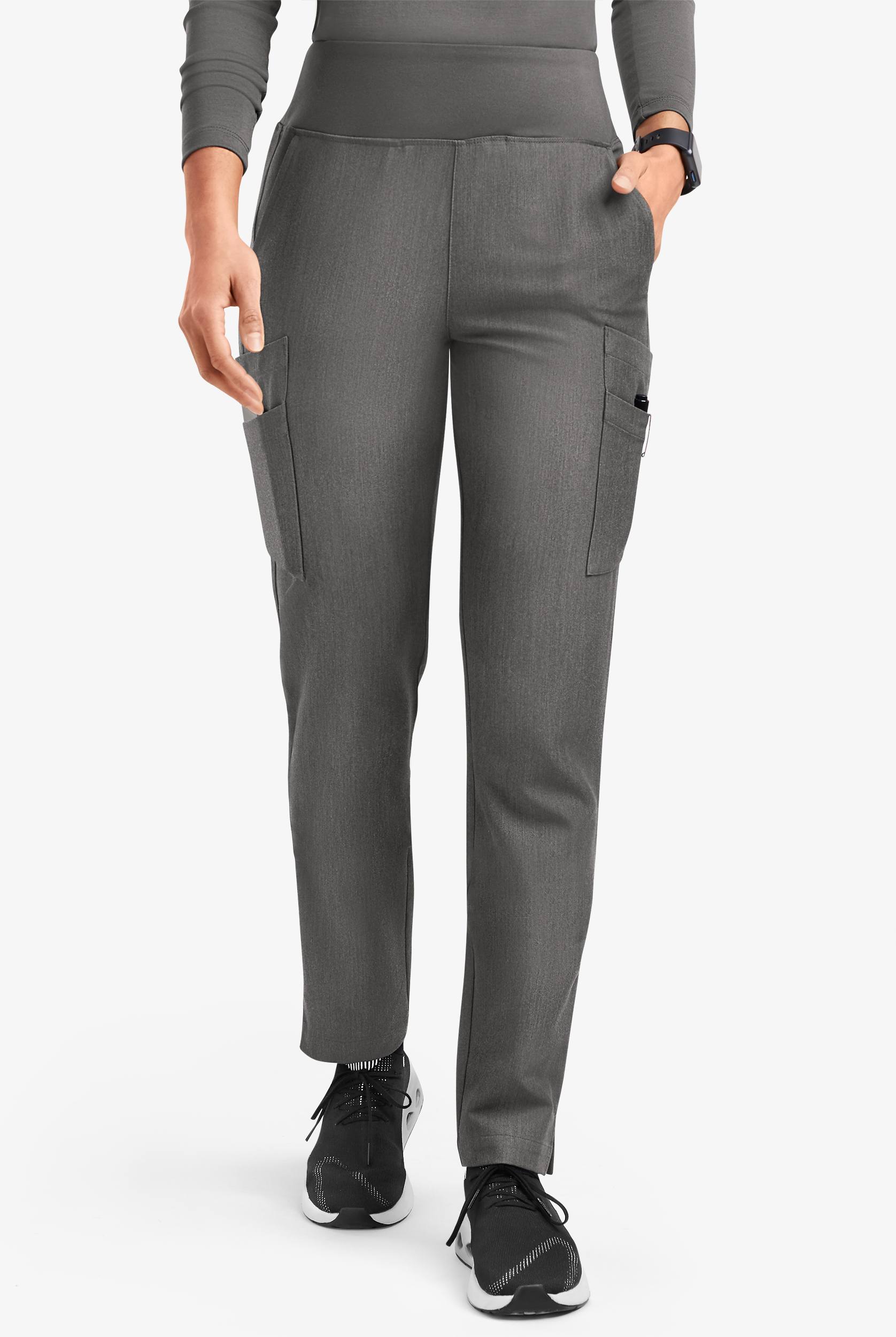 Movement by Butter-Soft Carina Women&rsquo;s 7-Pocket Skinny Yoga Inspired  Scrub Pant