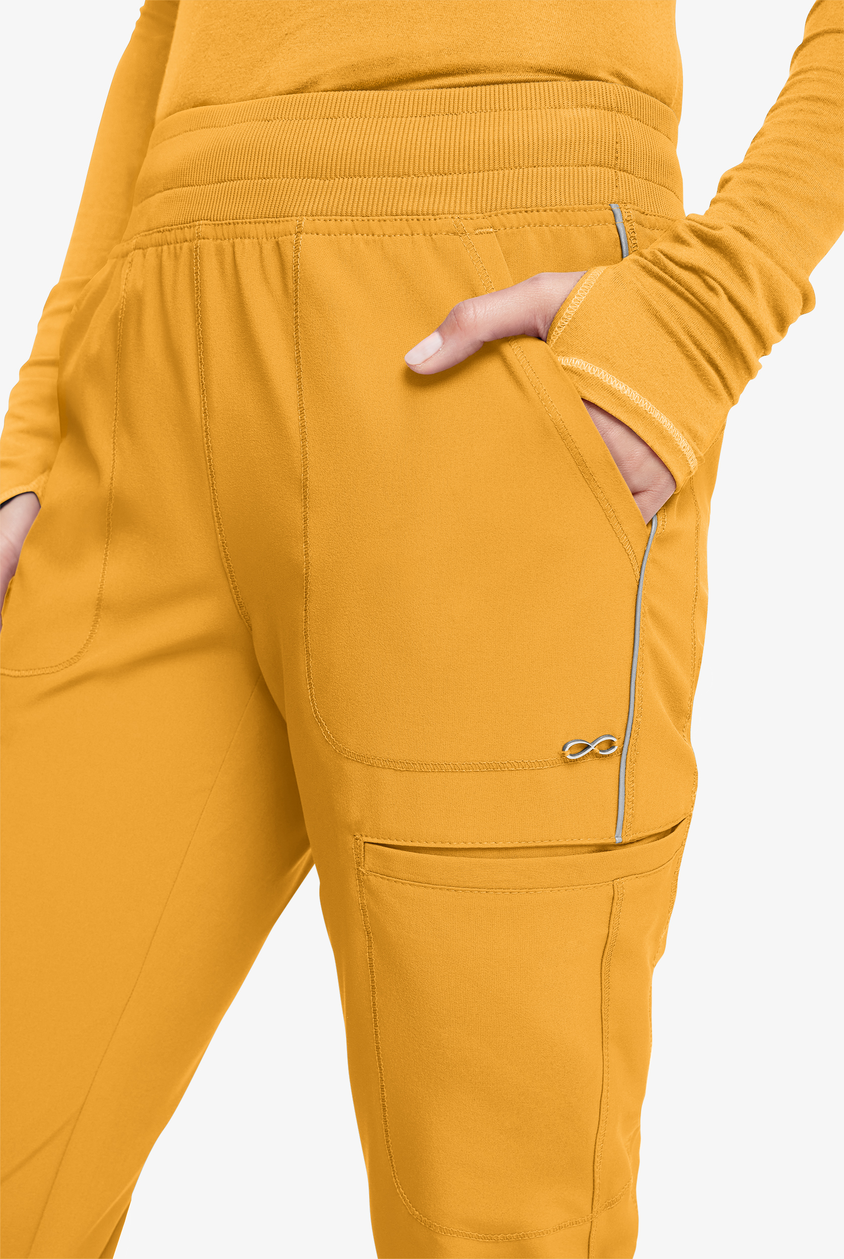 Infinity Women's 6-Pocket STRETCH Cargo Jogger Scrub Pants