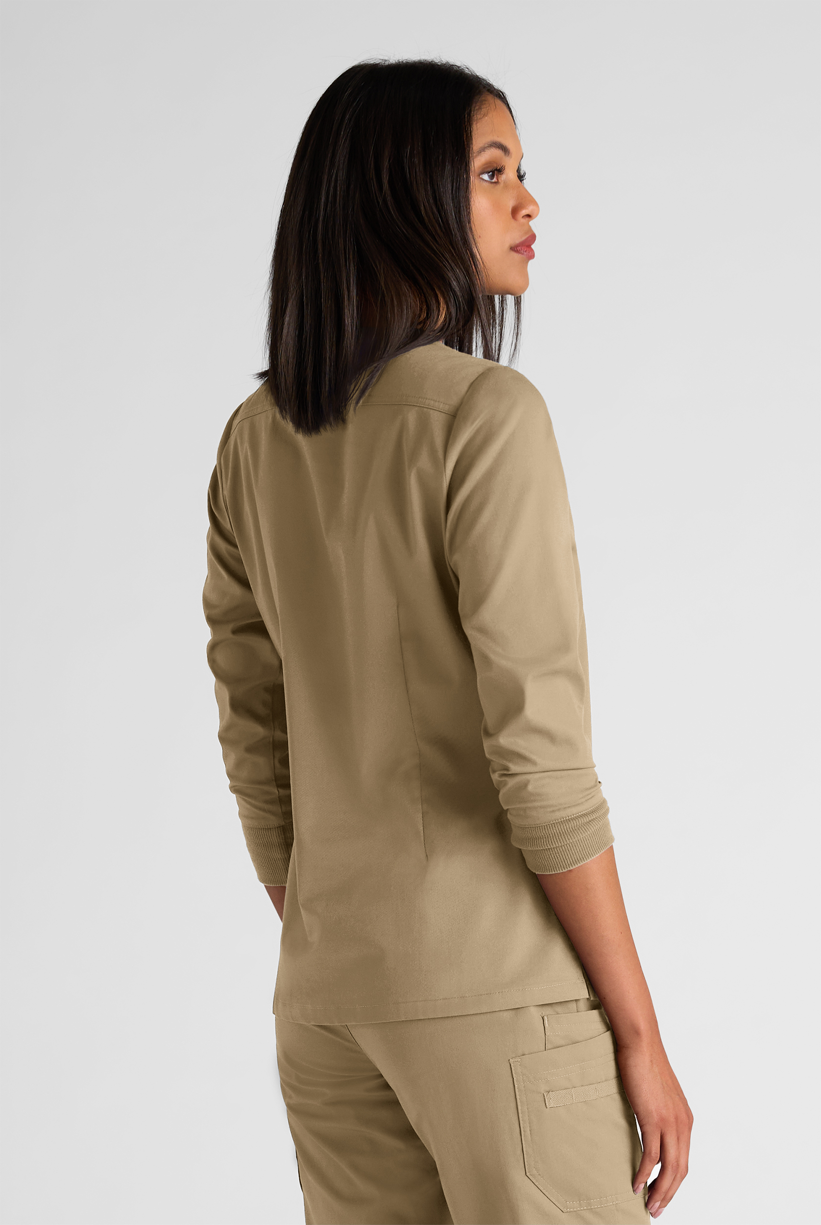 Butter-Soft STRETCH Women's 5-Pocket 3/4" Sleeve V-Neck Scrub Top