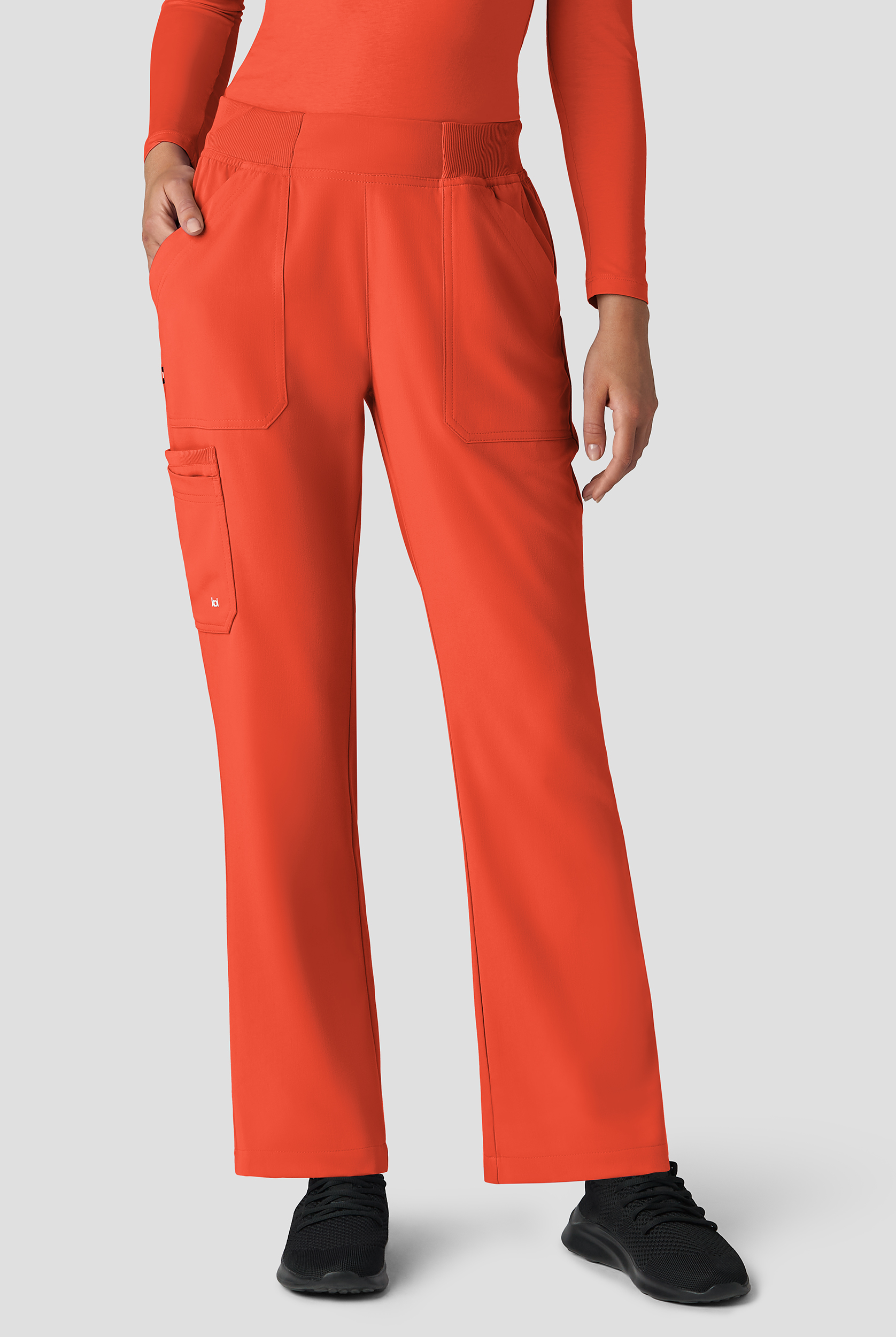 koi Next Gen Jump Start Women's 7-Pocket STRETCH Boot Cut Cargo Scrub Pants