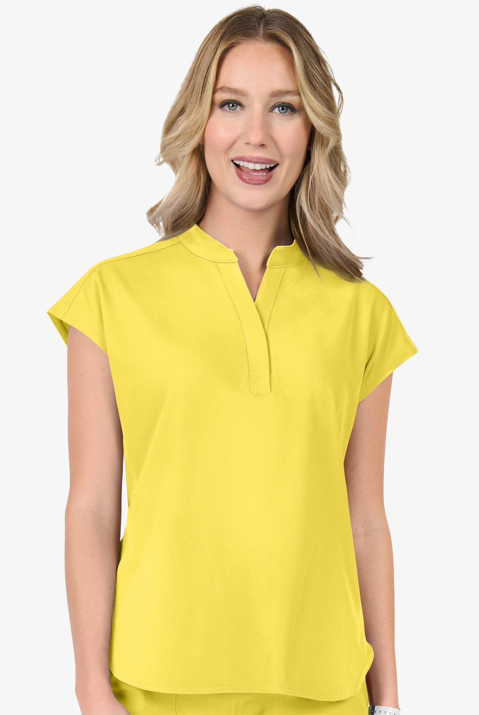 Zavate Ava Therese Sorbet Delights Piper Women's 2-Pocket STRETCH Dolman Sleeve Scrub Top