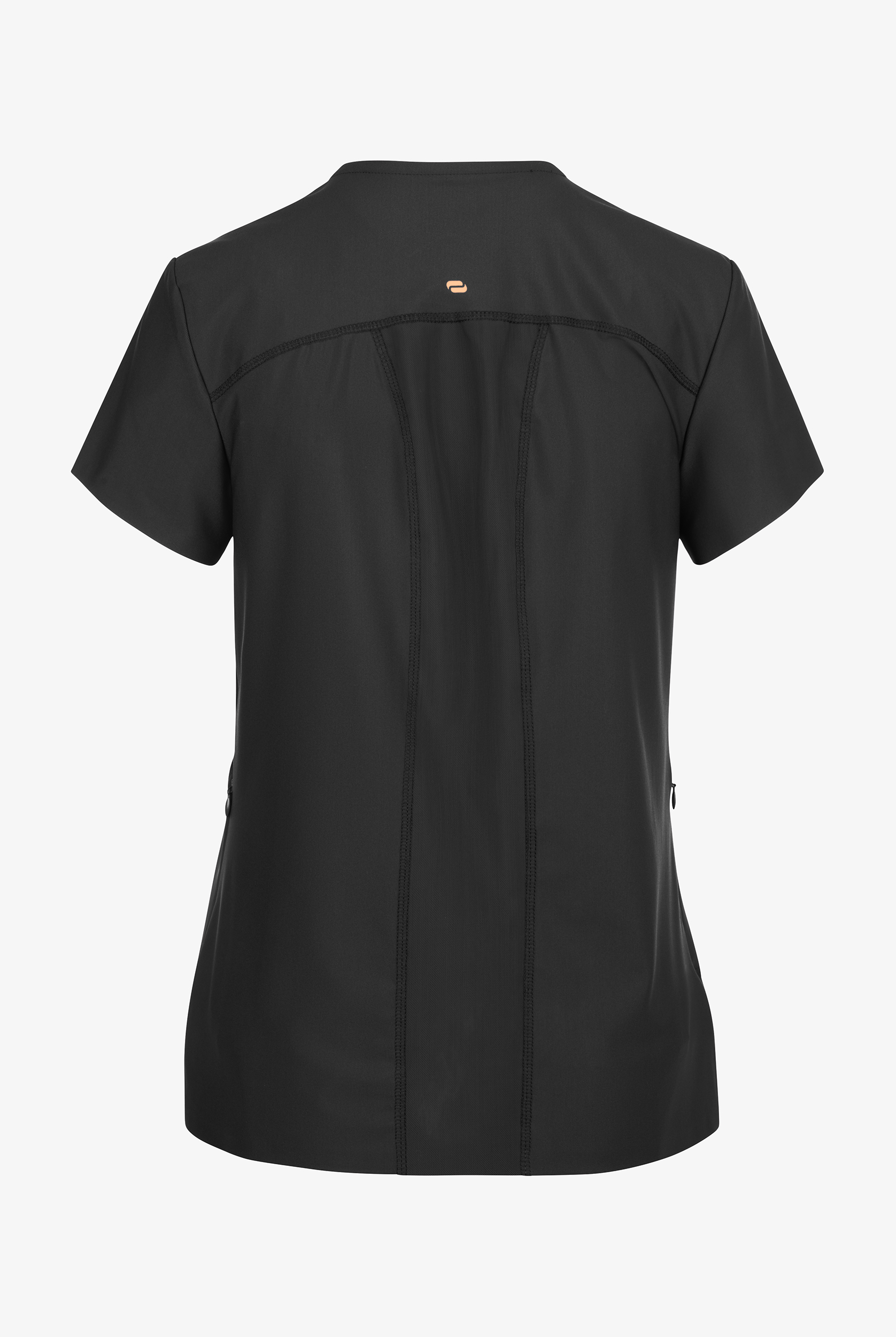 Infinity GNR8 Kinetic Knit Women's 2-Pocket STRETCH Mesh Overlay V-Neck Scrub Top