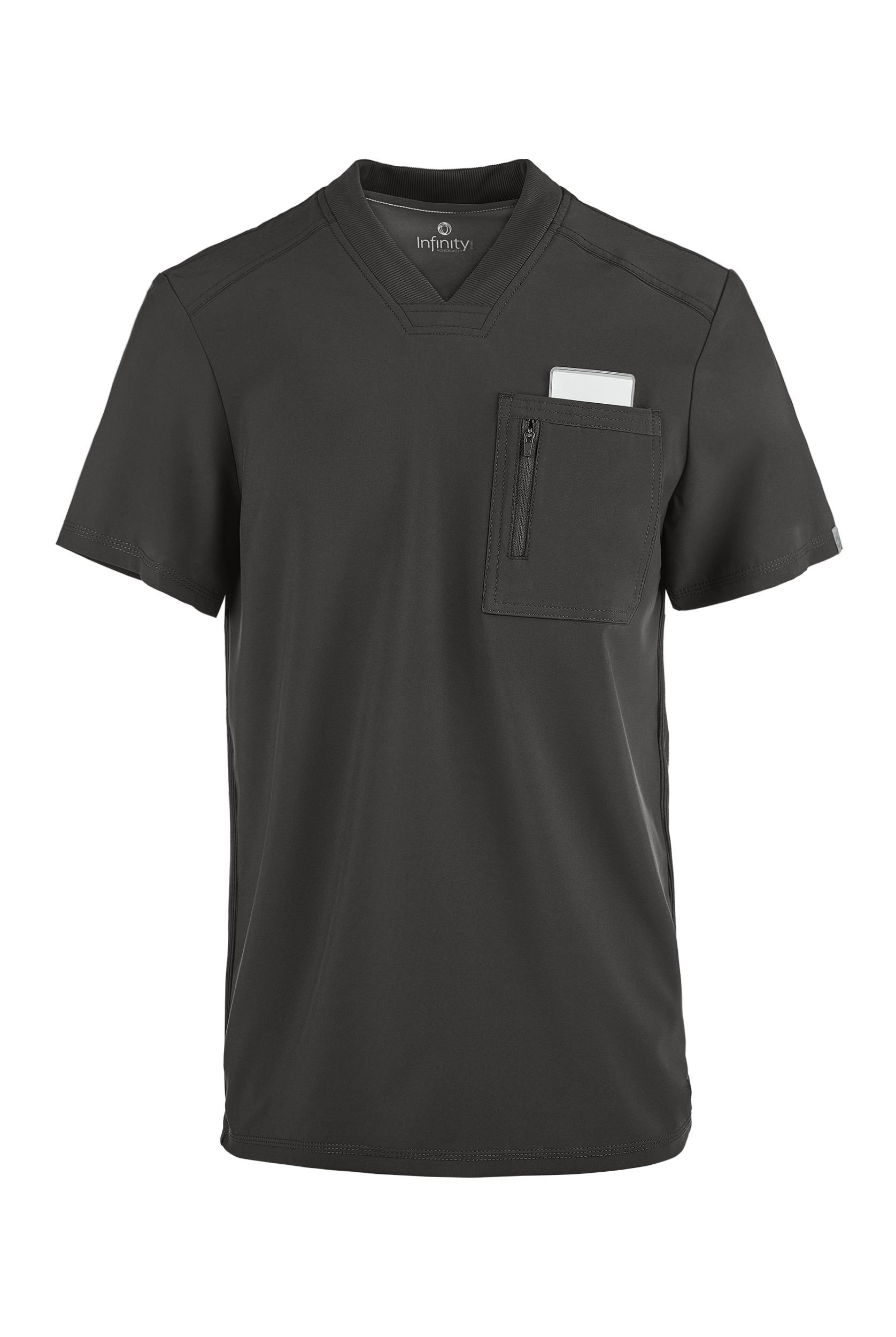 Infinity Men's 2-Pocket STRETCH V-Neck Scrub Top