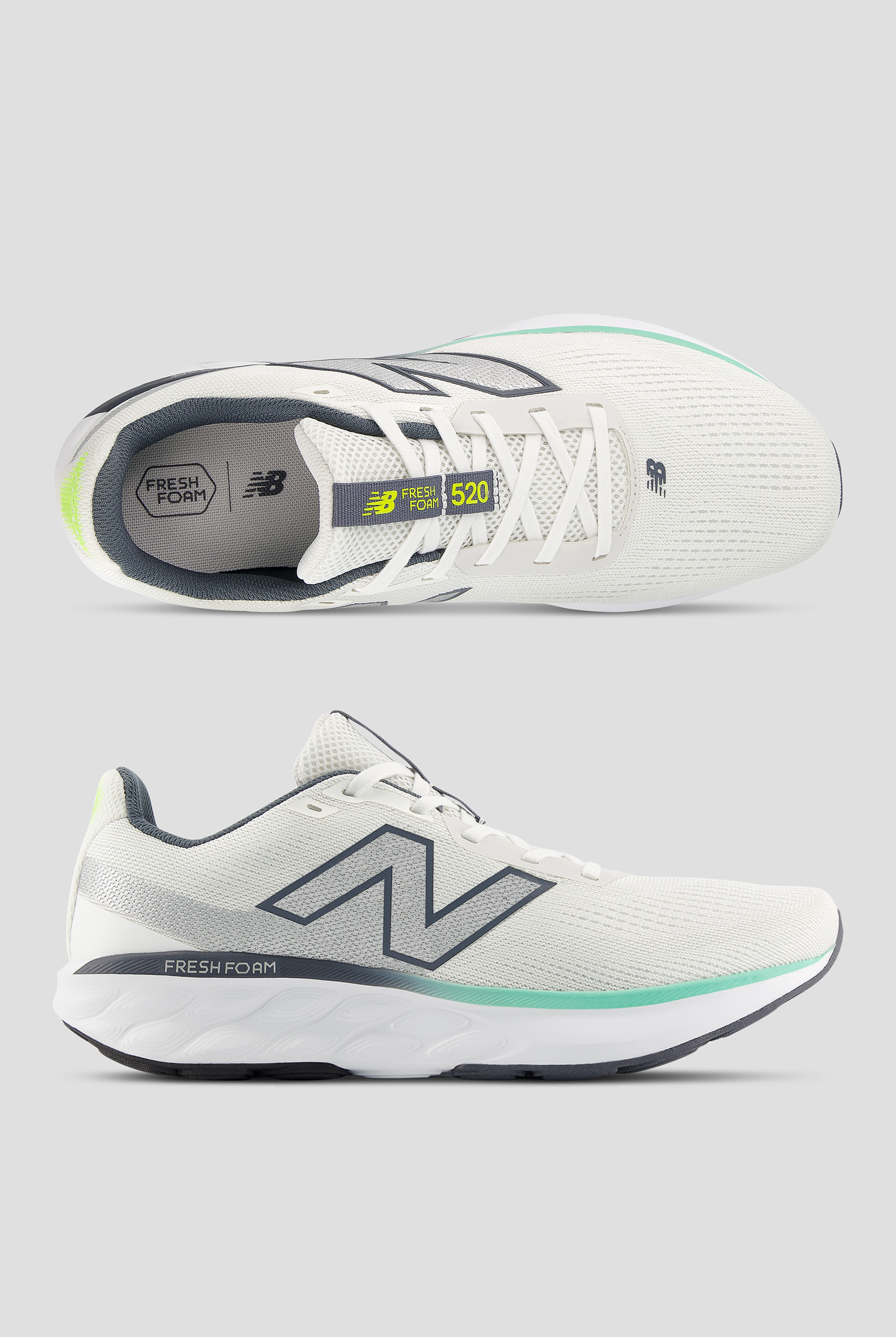 New Balance Men's 520v9 Reflection / Graphite Athletic Lace Up Shoes