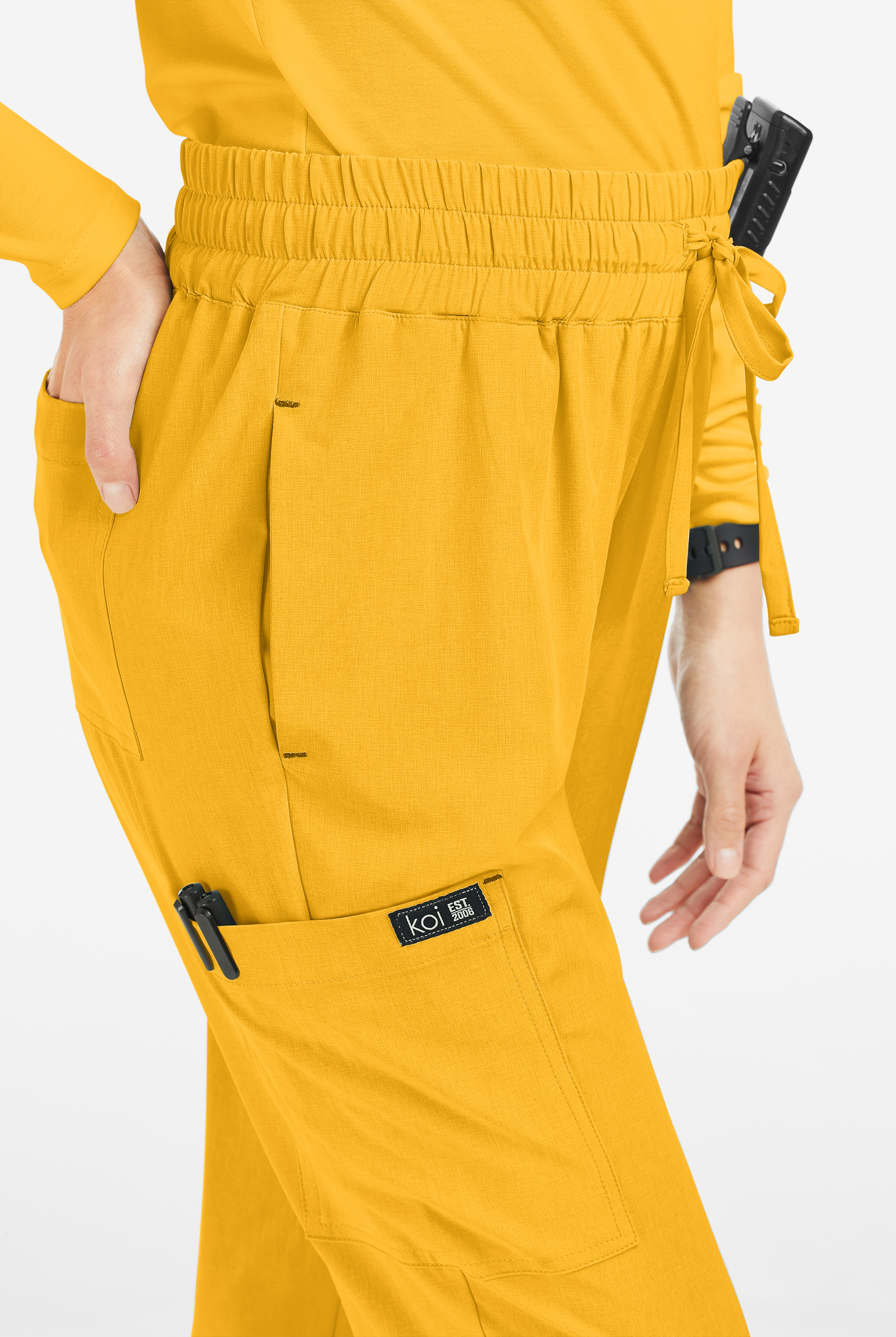 koi Basics Gemma Women's 5-Pocket STRETCH Cargo Jogger Scrub Pants